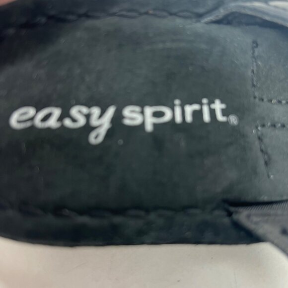 Easy Spirit Womens Black Laser Cut Knot Thong Sandal Size 8 M - Picture 7 of 9